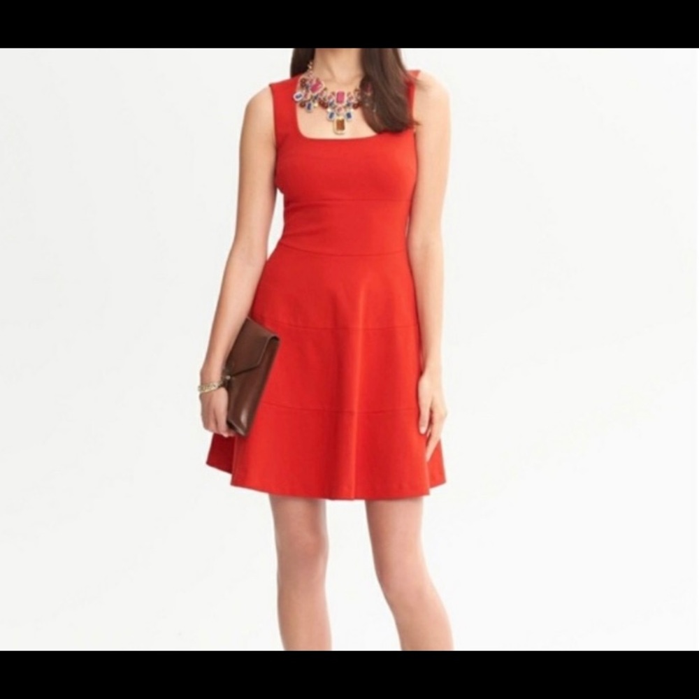 Red Dress from Banana Republic
